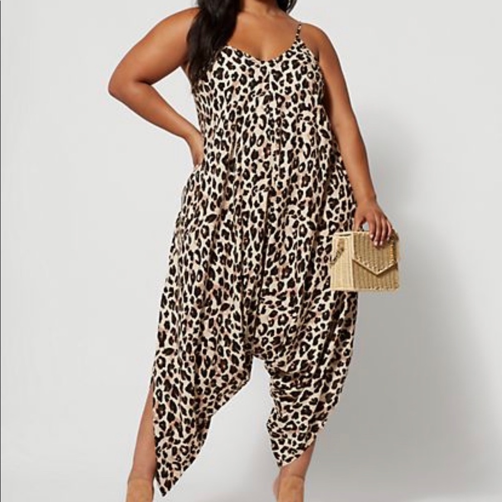 Fashion to Figure Leopard Harem Jumper